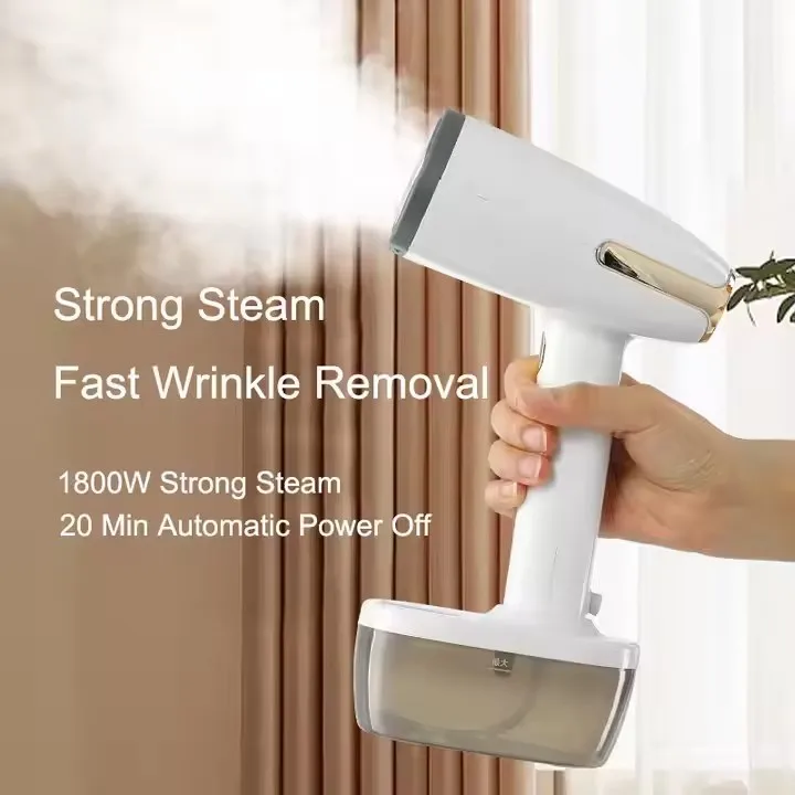 جهاز بخار محمول باليد بقوة 1800 وات من بريميوم 2025 - جهاز بخار صغير لملابس السفر