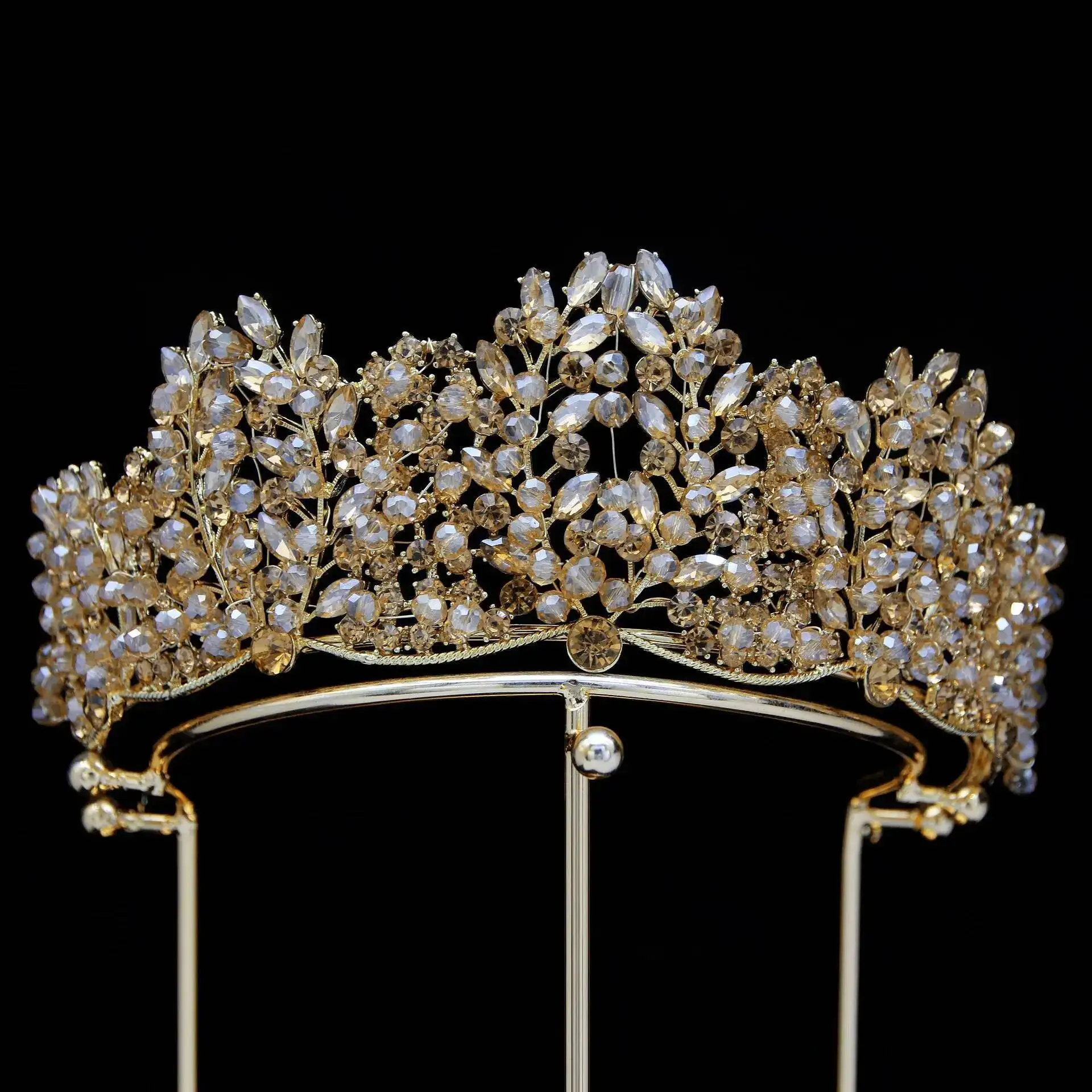 Crystal Queen Crowns Tiaras For Women Bridal Crown For Wedding Bride Headpiece Pageant 15 Years Diadem Prom Headdress