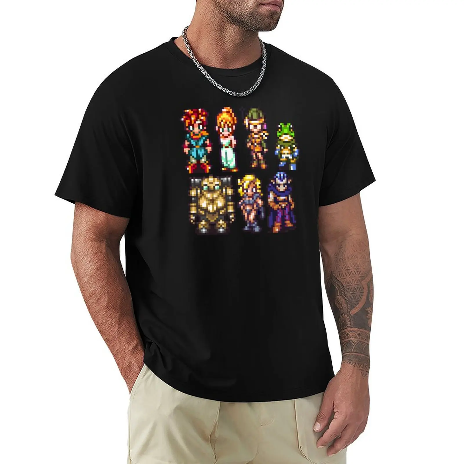 

Chrono Trigger Party Sprite T-Shirt UV Protection Outdoor Tee Shirt