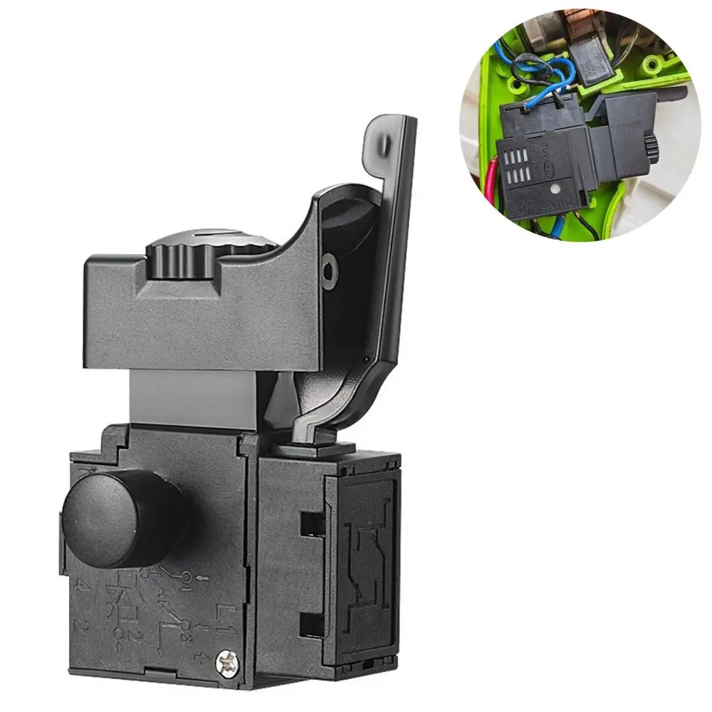Lock On Function Electric Drill Speed Controller Switch Reversible Operation Plastic Power Tool Switch Miniature