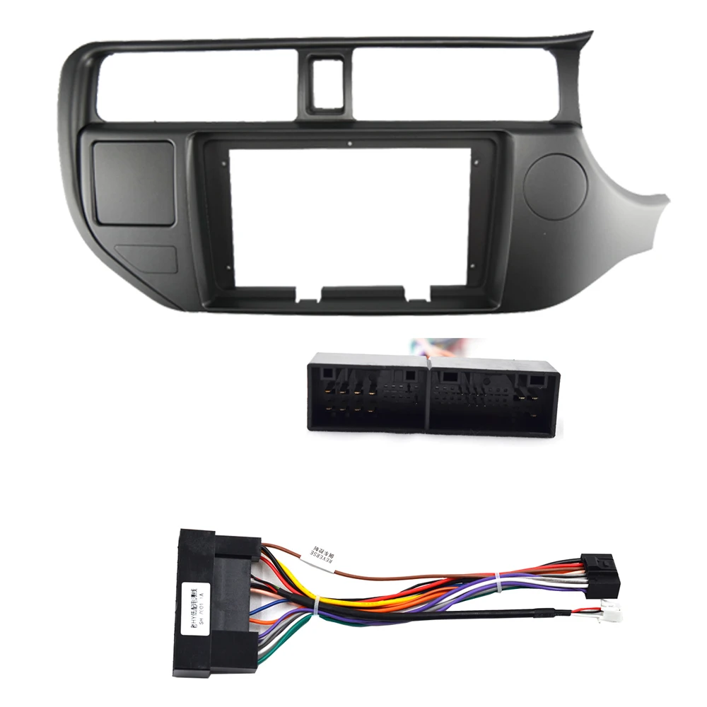 2 DIN 9INCH CAR Radio Dash Frame for KIA RIO KIA K3 2012-2015 9 Inch Big Radio Stereo Dash Mount Panel Frame - Image 2