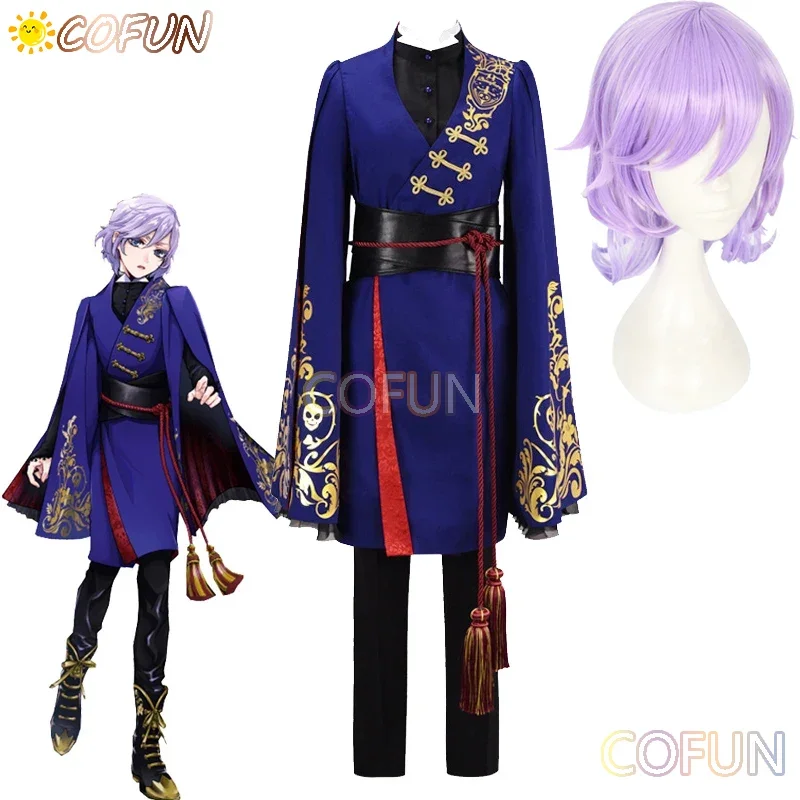 COFUN Twisted-Wonderland Pomefiore Vil Schoenheit Cosplay Costumes Uniform Suits Epel Felmier Wig Headwear