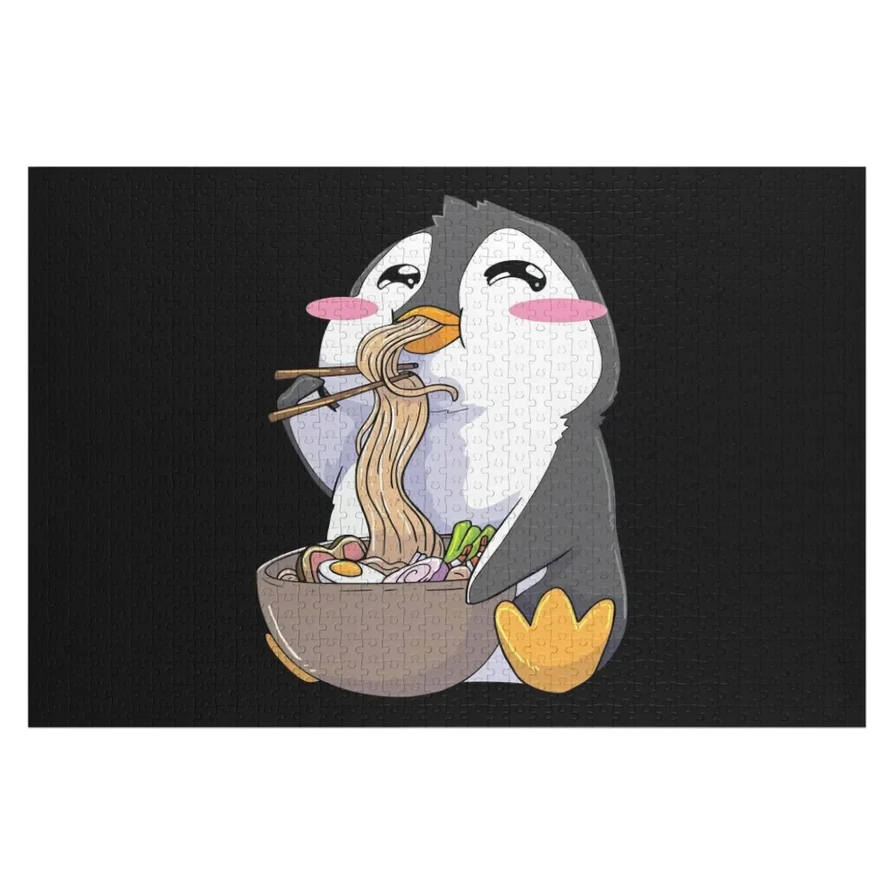 

Pinguin Ramen Bowl аниме Kawaii головоломка персонализированный подарок Woodens для взрослых настраиваемый подарок ребенку головоломка