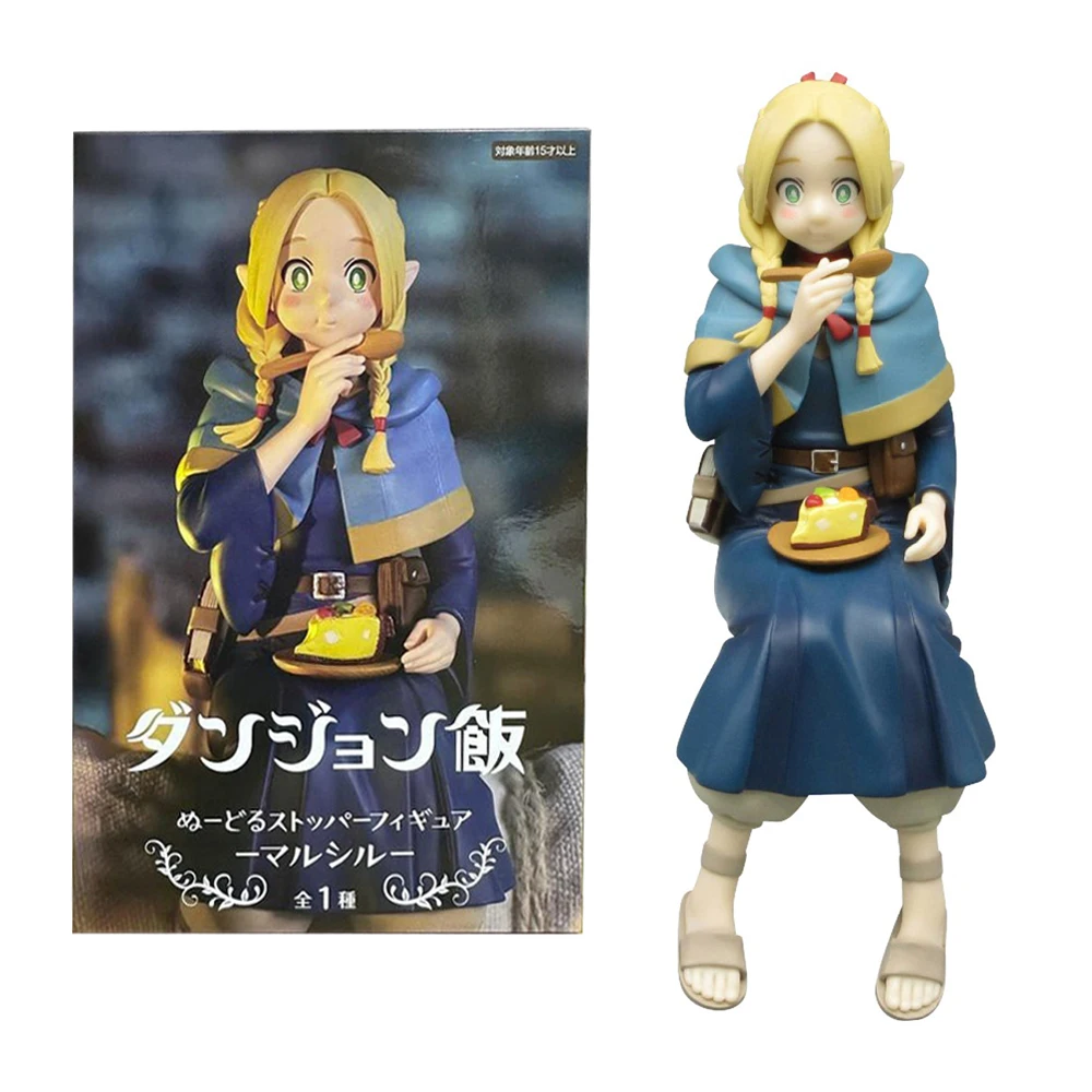 Figurka Anime Dungeon Meshi Marcille Donato 15 cm, Figurka Stoper do Makaronu, Delicious in Dungeon, Model Zabawka, Prezent, Figurka Akcji, Lalka, PVC