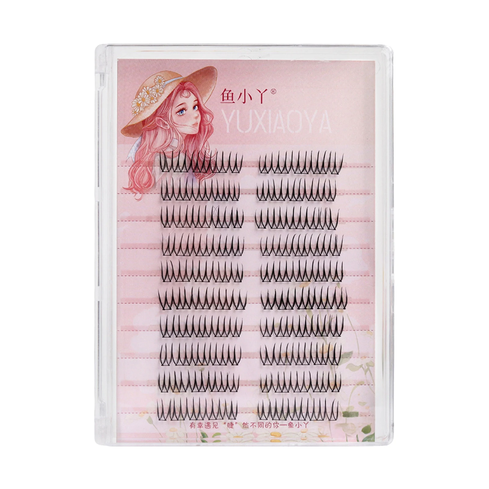 Duże Kępki Rzęs Koreański Idol Pop Girl DIY Sztuczne Rzęsy Zhang Yuan Ying Rzęsy w Kształcie Litery U Narzędzie do Makijażu