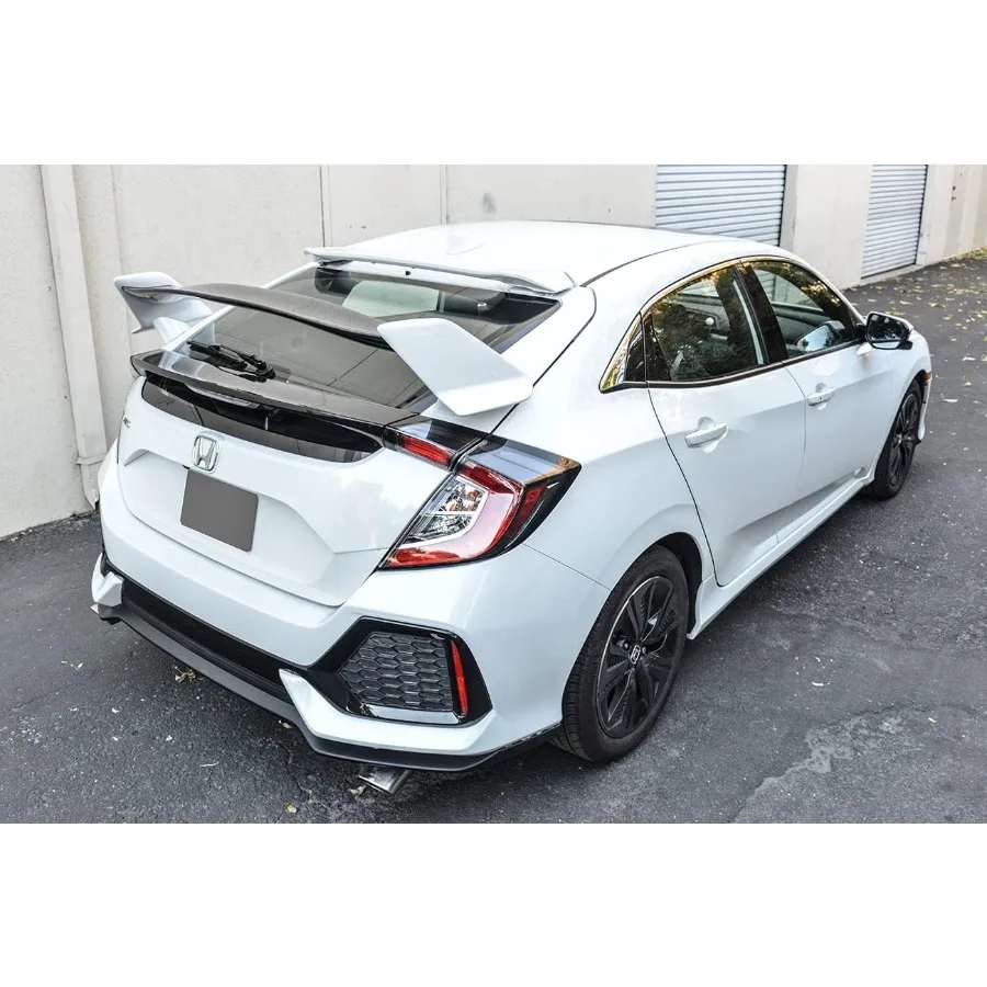 استبدال غطاء صندوق السيارة الخلفي الجناح المفسد ل 20162021 هوندا سيفيك هاتشباك FK4 FK7 JDM نوع تصميم نمط مع ABS البلاستيك Cons #1