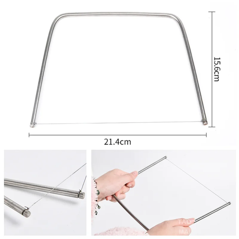 Pottery Tool Mud Cutter Cutting Wire Stainless Steel U-shaped Ceramic Clay Polymer Scraping Modeling Mud Piece Forming Tool