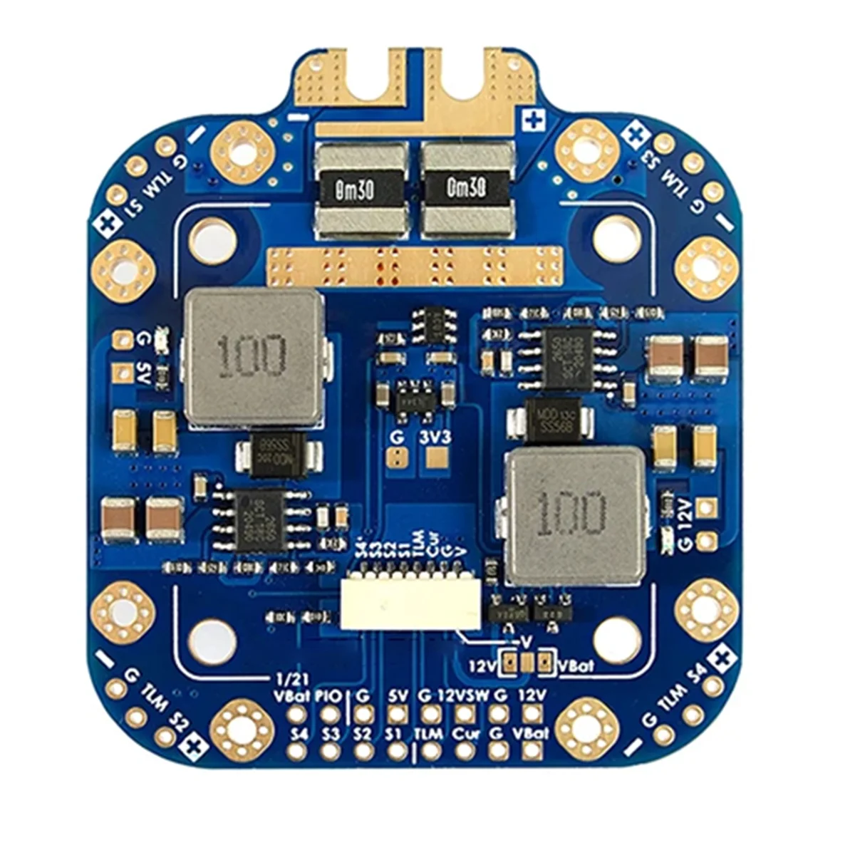 XCLASS PDB FCHUB-12S V2 Board 5V & 12V Output W/ Current Sensor 3-12S Lipo for RC Drone FPV Quadcopter Multicopter