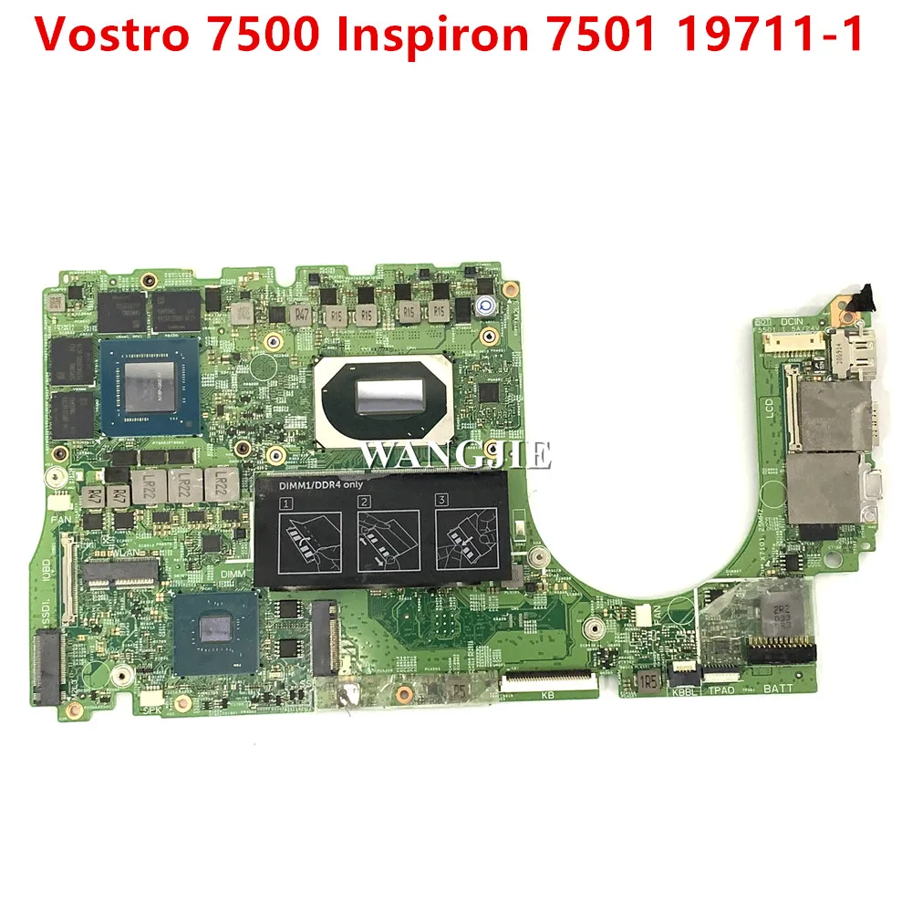 For DELL Vostro 7500 Inspiron 7501 19711-1 Laptop Motherboard CN-0K5HK9 0K5HK9 K5HK9 Notebook Mainboard 100% Working