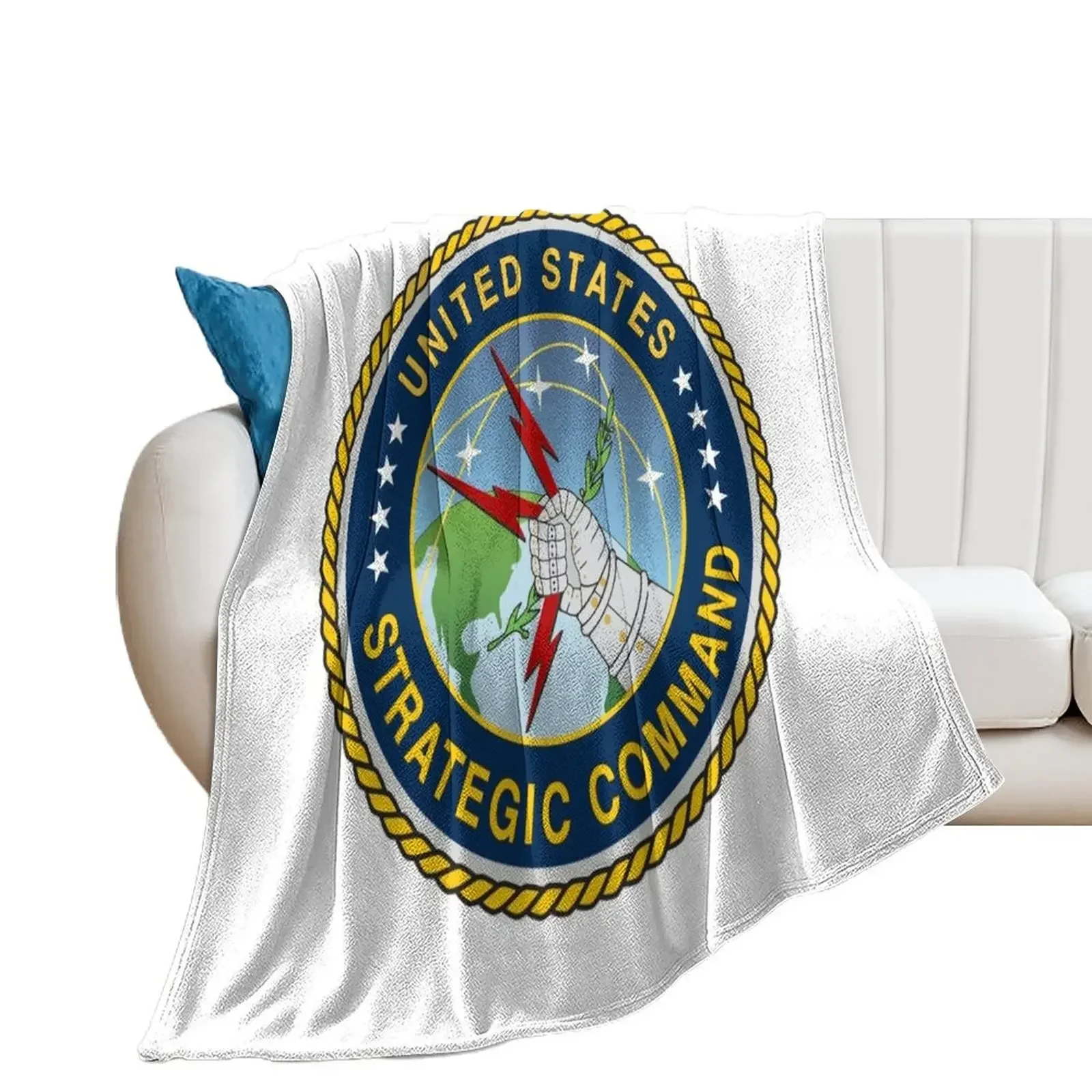 U S Strategic Command Throw Blanket blankets ands Bed linens warm winter Blankets