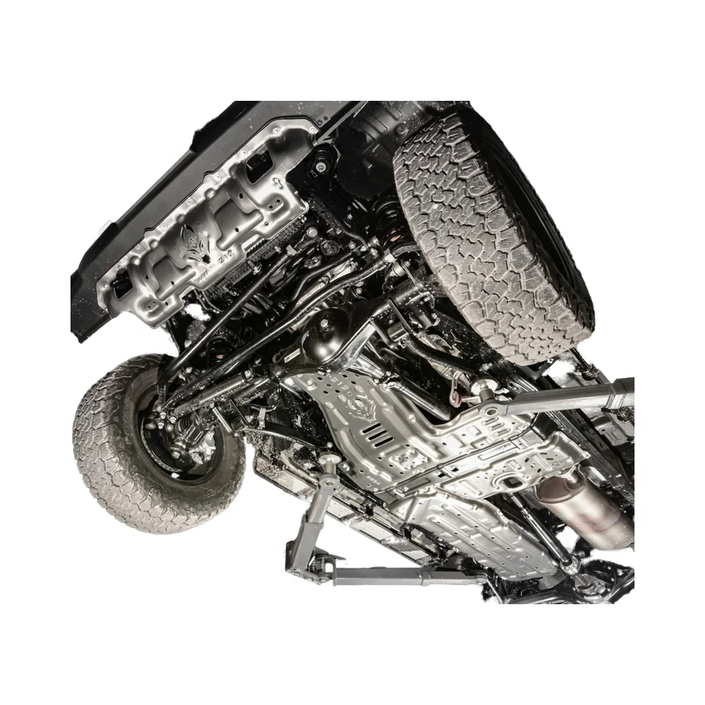 New Accessories 3D Aluminum 5.0mm Engine Guard Front Bottom Protection Skid Plates Fit for 212 T01 Beijing Baic  4wd