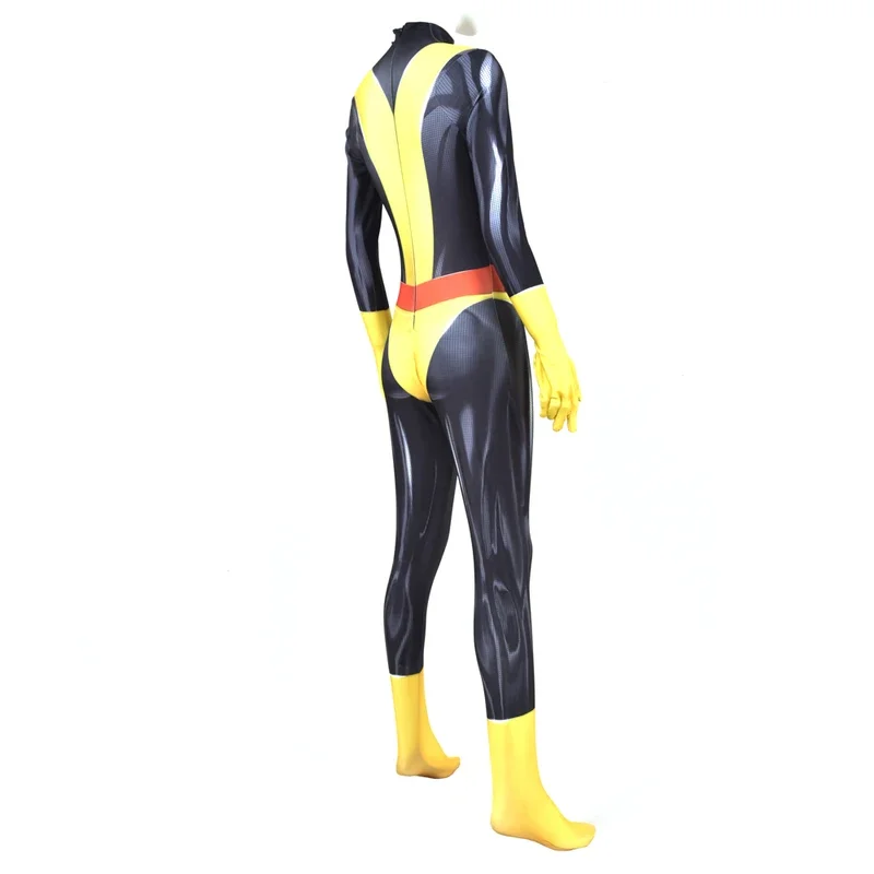 Kitty Pryde Cosplay Kostüm Zentai Anzug Spiel Mädchen Frau Frau Shadow cat Bodys Halloween Kinder Erwachsene Overalls