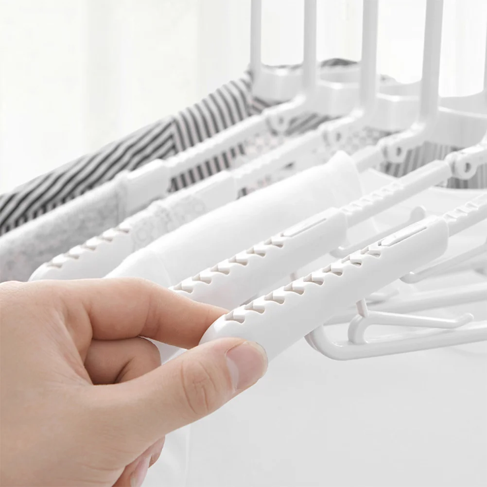 

1pc Multi-Functional Pants Hanger Foldable Plastic Clothes Rack Portable Travel Drying Rack For Home Hotel Sturdy Wardrobe