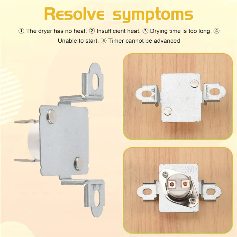 YCOC-40113801 Dryer Thermal Fuse Replacement For Whirlpool Dryer WP40113801 AP6009129 PS11742274