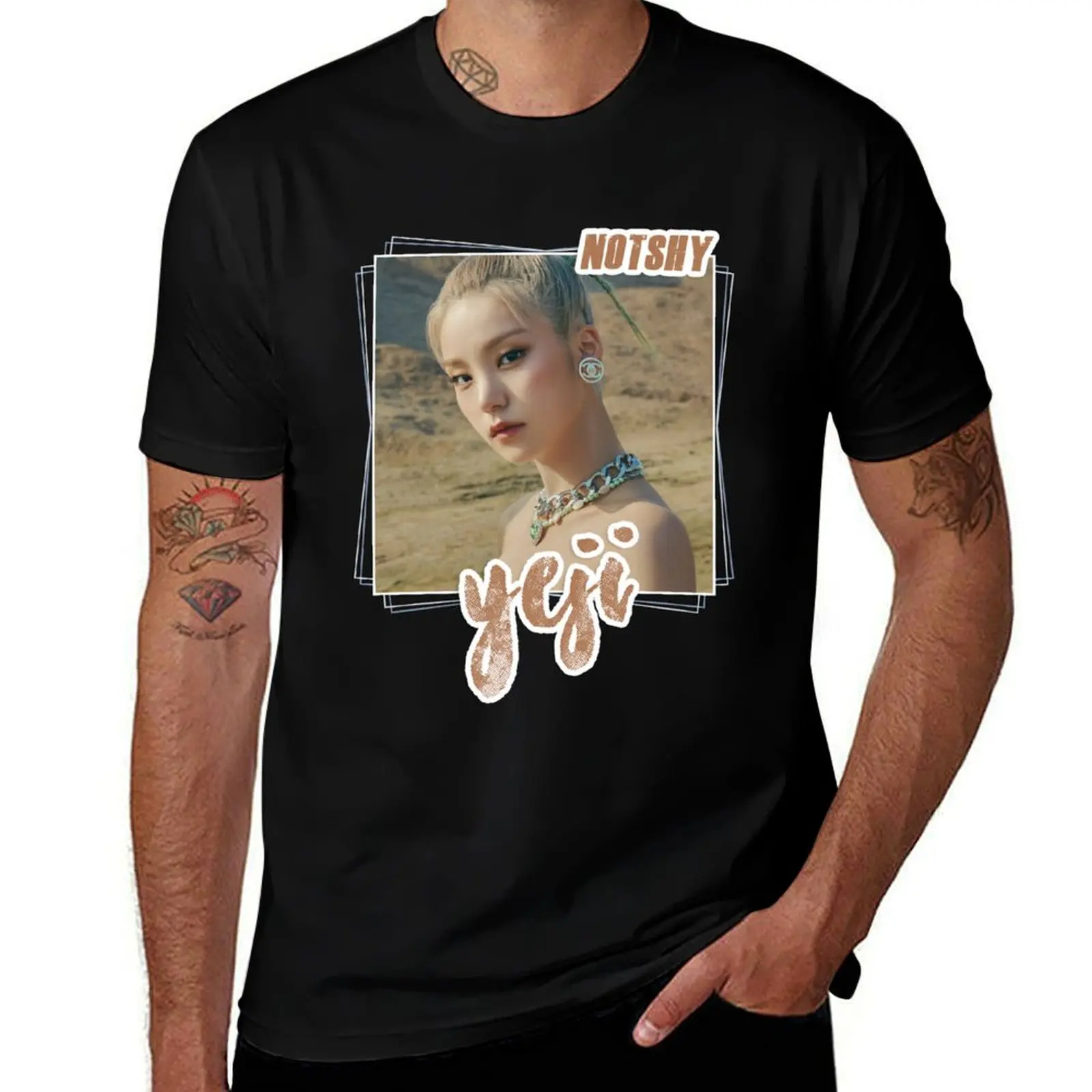 ITZY - Yeji T-Shirt Soft Touch Basic Cotton T-Shirt