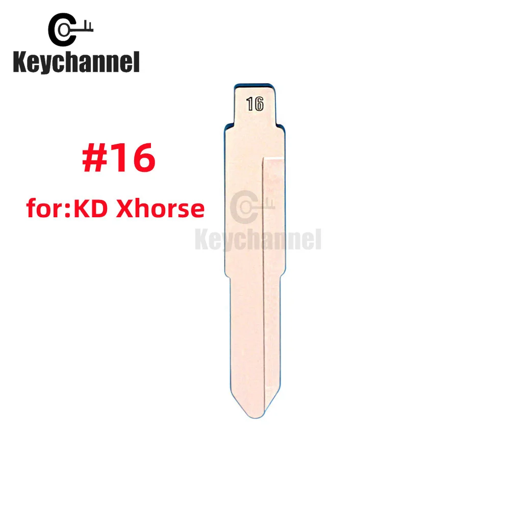 

Keychannel 10PCS Universal Car Key Blade #16 KD Flip Key Blank for KEYDIY Xhorse Remote for Mitsubishi Wuling FAW Haima SOUEAST