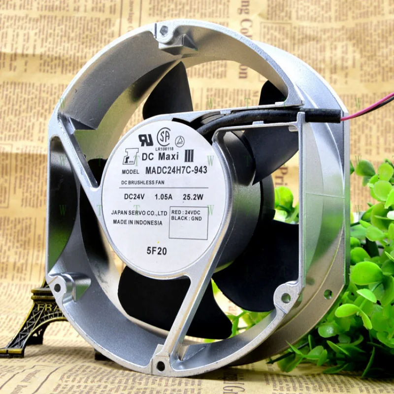

H SERVO MADC24H7C-943 24V 1.05A Waiken inverter dedicated cooling fan