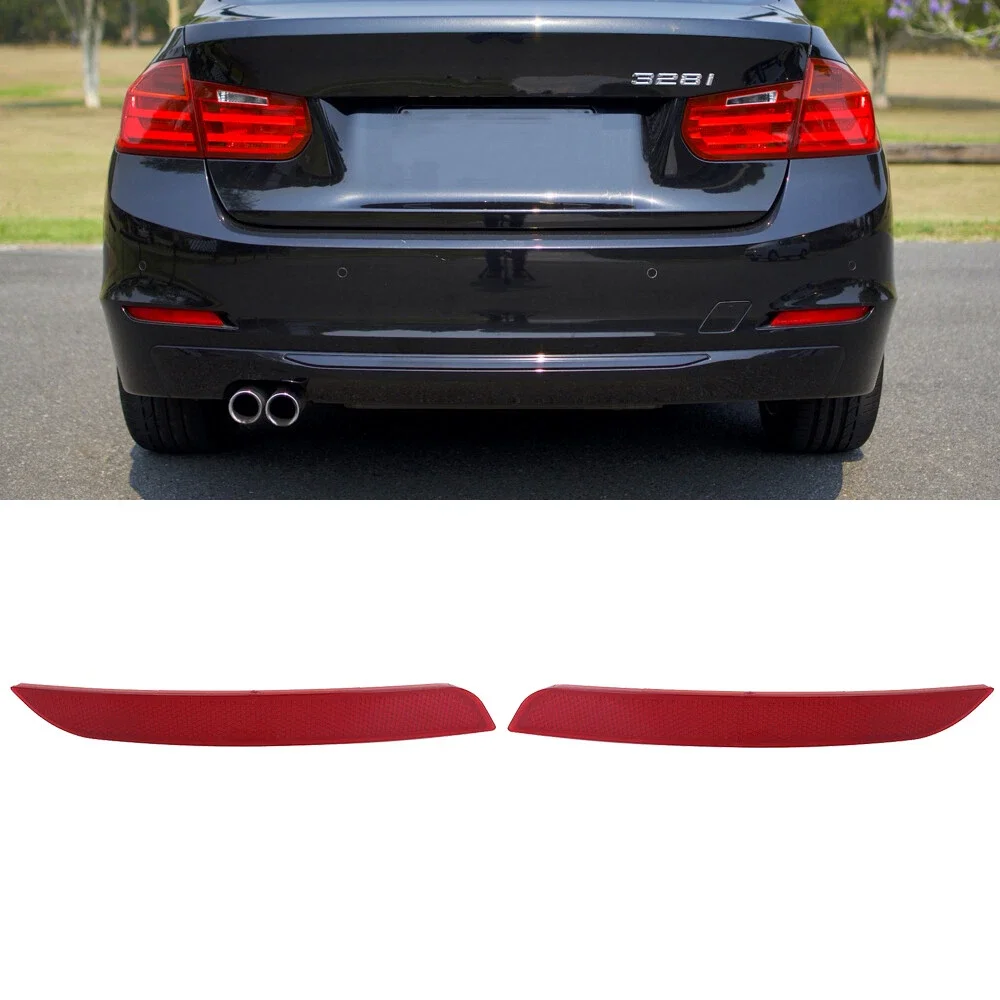 Rear Bumper Reflector Side Marker Light Red For BMW F30 F32 F33 F35 3 Series 2012 2013 2014 2015 2016 63147301187 63147301188