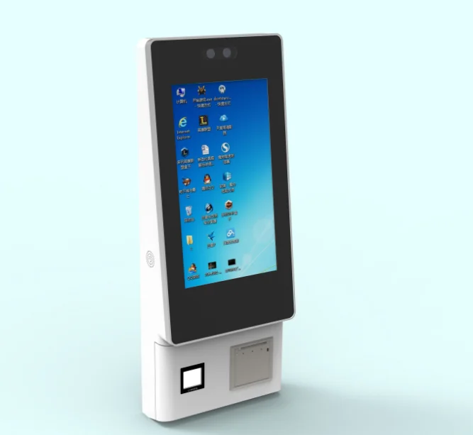 Payment Kiosks Stands Self Service One Time Touch Screen Checkout Machine Ordering Restaurant Order Kiosk