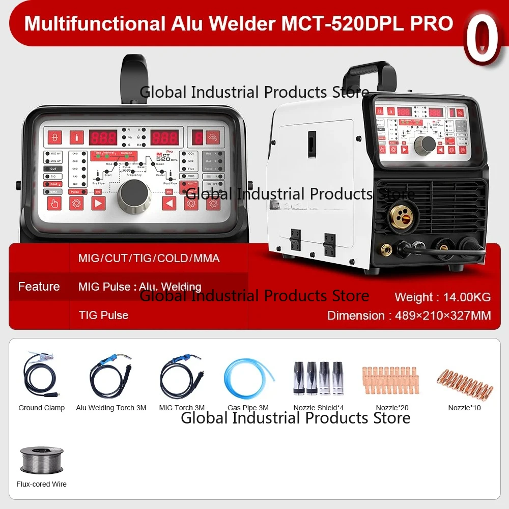 

Сварочный аппарат MCT-520DPL 7-в-1 для алюминия: универсальный инструмент для сварки алюминия, хит продаж