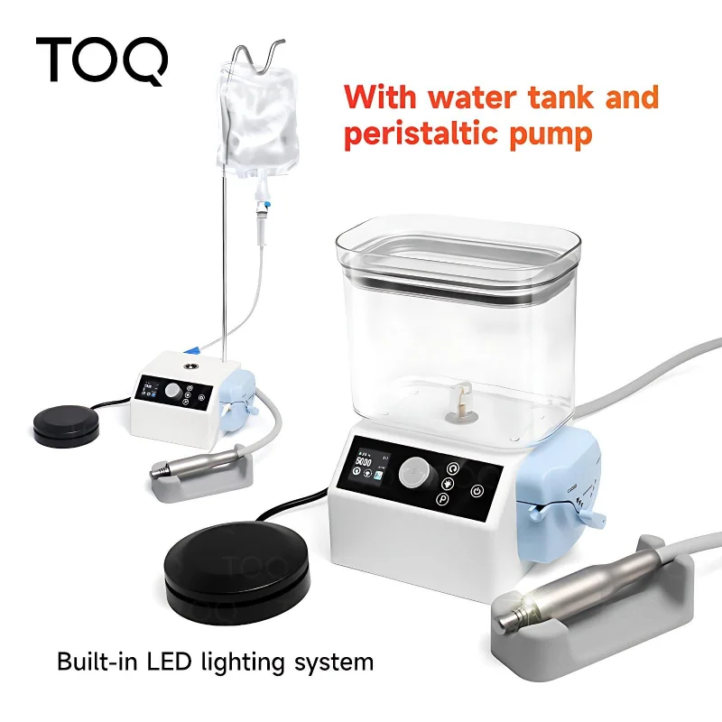 

Quailty Dental Surgical Irrigation System with Peristaltic Pump & Built-in LED Light, 9 Memory Programs Oral Surgery Equipment
