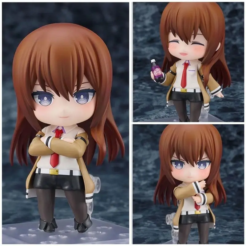 #2521 Steins Gate Makise Kurisu Christina Movable Q  Figure With Swap Faces Desktop Ornament Sci-Fi Anime Collectible Toy Gift