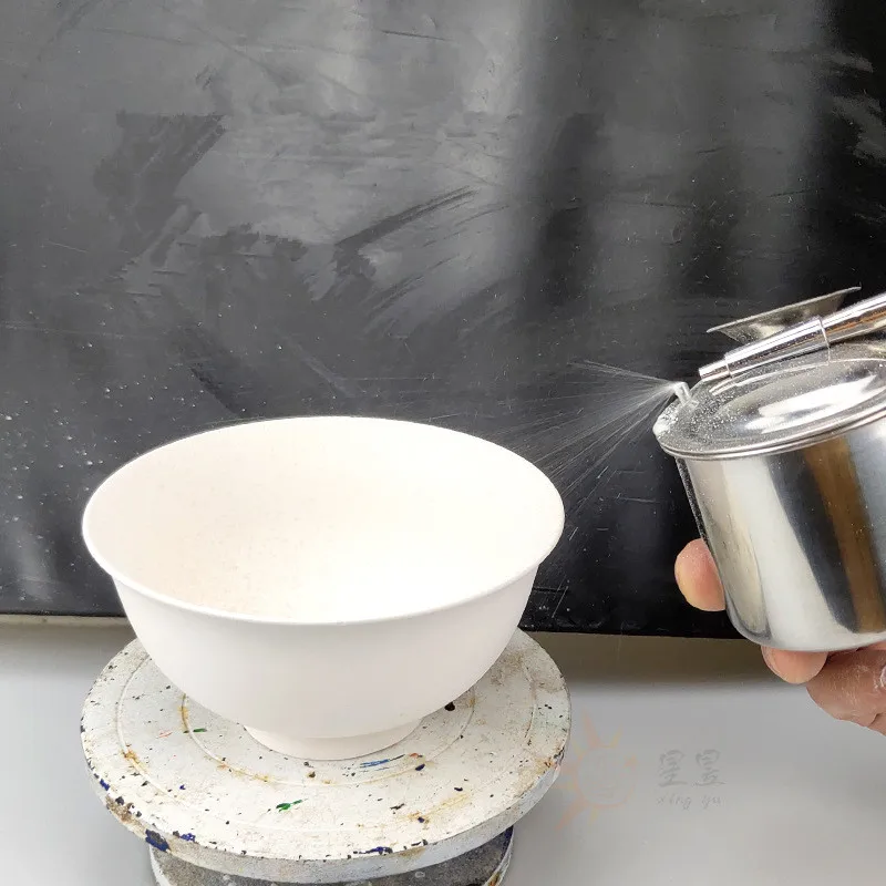 100/200/300ML Stainless Steel Paint Glazes for Ceramics Painting Spray Pottery Painting Sprayer Atomizer Clay Tools
