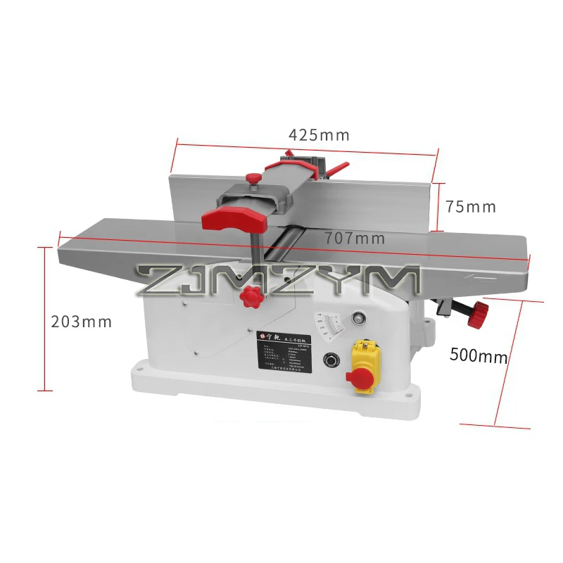 Multi-angle Electric Bench Planer, 220V, 1280W, Home Woodworking Bench Planer, High Speed, Copper Motor, Wood Planing Machine