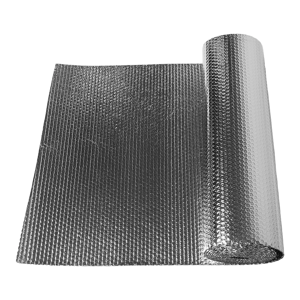 

Aluminum Foil Insulation Film 3Mx60CM Reflective Bubble Radiant Barrier for RV Windows Roof Heat Blocker Winter Summer