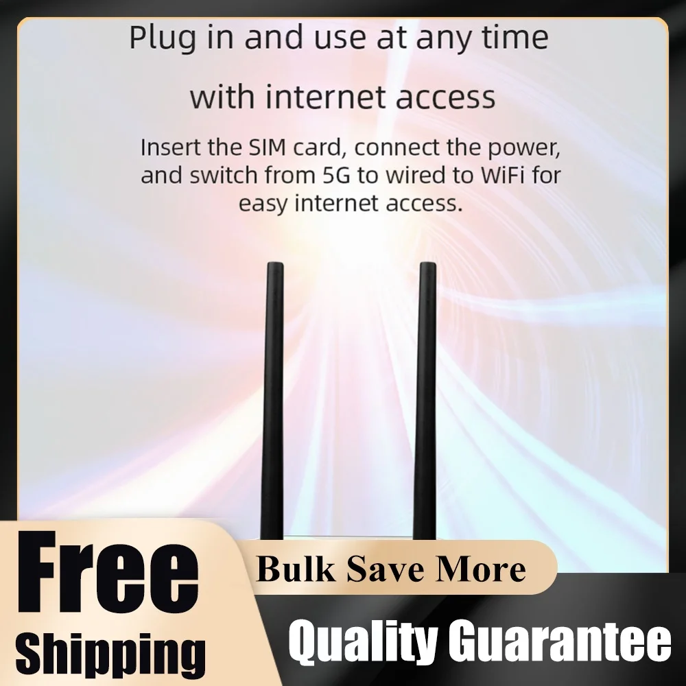 WiFi Router with SIM Card Slot 4 Antennas 4G LTE CPE Router 150Mbps Firewall Protection Home Router for Home Office Indoor