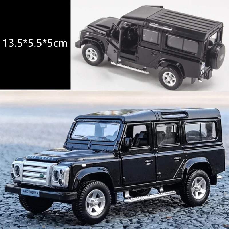 1:36 Land Rover Defender Alloy Car Model Diecast Toy Metal Off-road Vehicles Range Rover Toy Car Model Simulation Kids Gift F321