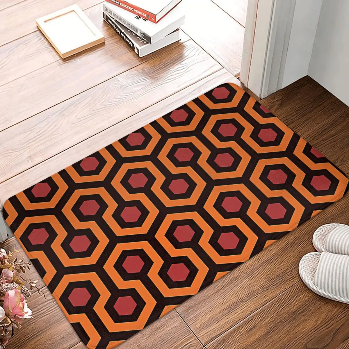 Horror Movies Non-slip Doormat Living Room Mat Redrum Mid Century Modern MCM Overlook Hotel Shining 237 Pattern Floor Carpet