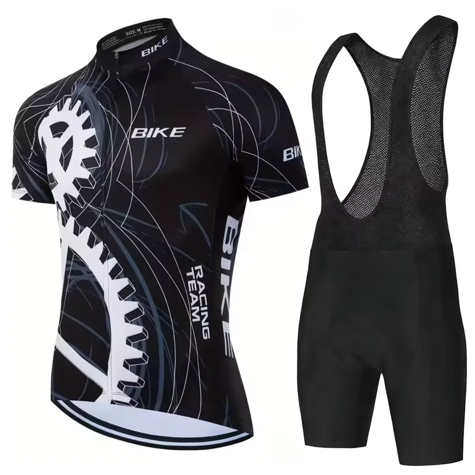 2026 Sommer-Radtrikot-Set für Herren in Leuchtfarben MTB Kurzarm-Radkleidung Mountainbike-Bekleidung Ropa Ciclismo Uniform – Detail 7