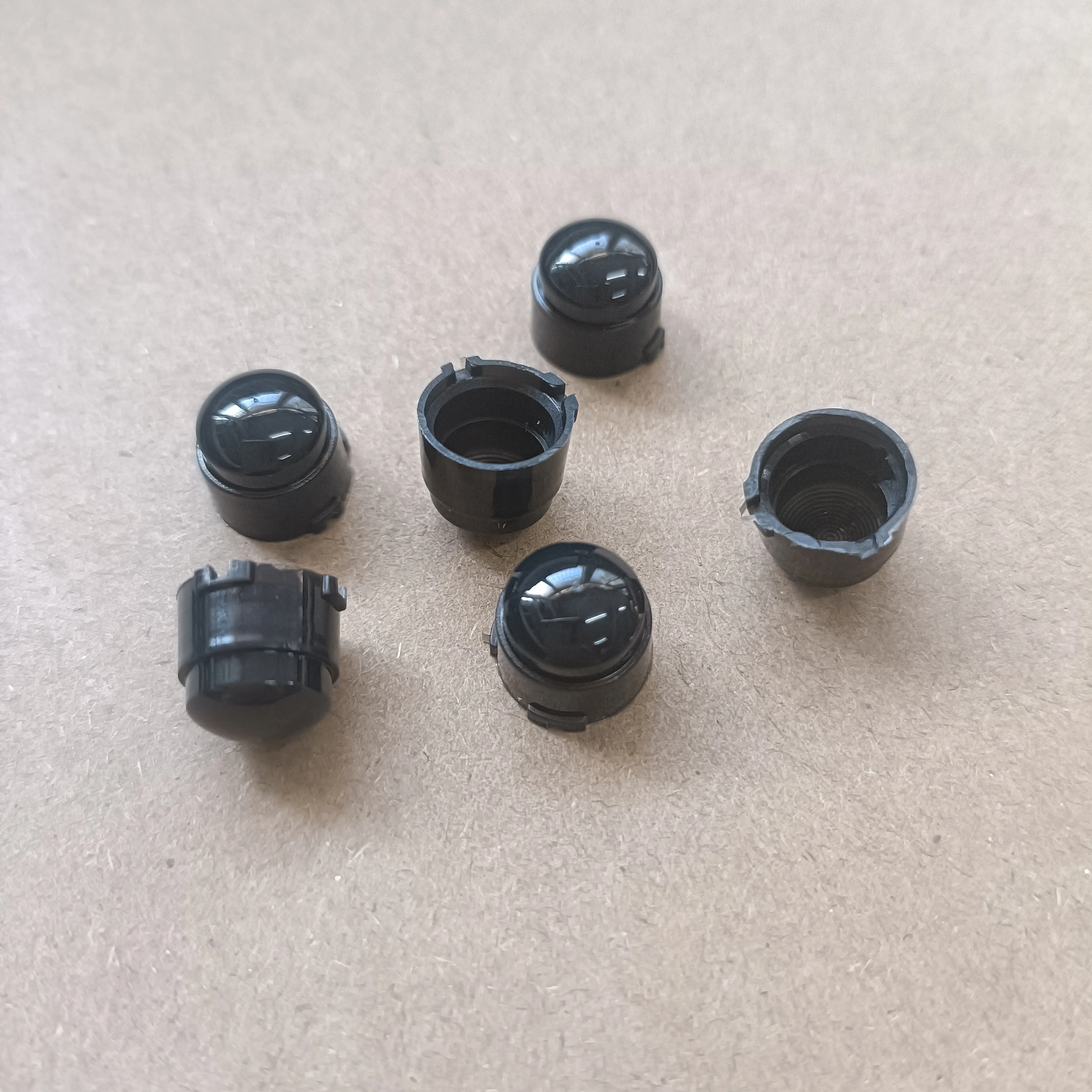 

5PCS HDPE Infrared Sensing Fresnel Lens Focal Length 4mm PIR Lens Shell Infrared Lens Sensing Distance 5m