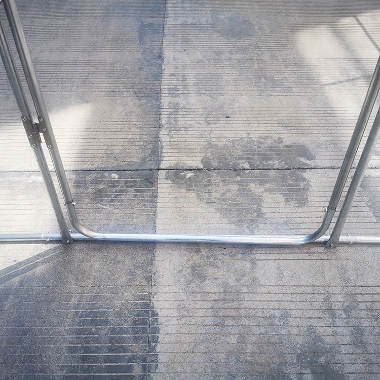 2025Wholesale Agricolo Pellicola di plastica di forma rotonda Casa verde Cornice in acciaio in stile cinese Serra agricola