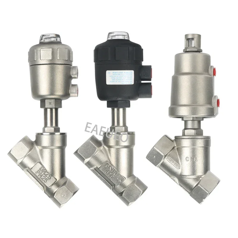 

DN Series High Temperature And Corrosion Resistant Steam Pneumatic Valve Y Type Internal Thread Angle Seat Valve.