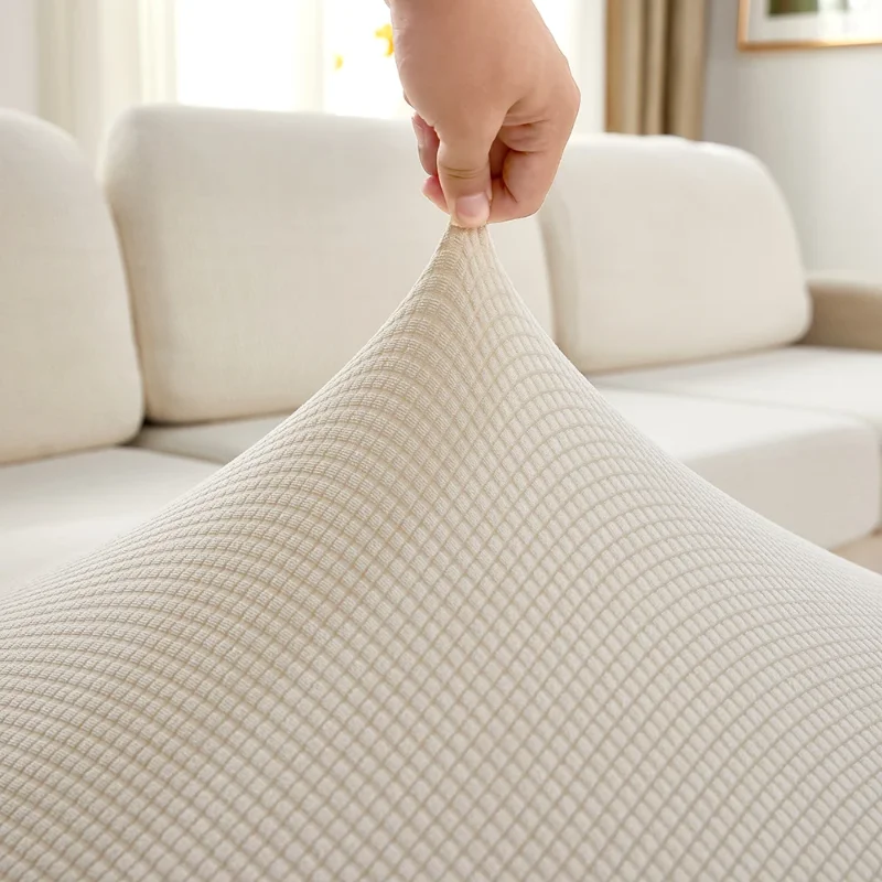 Elastic Waterproof Sofa Cushion Covers Jacquard Thick Sofa Seat Cover for Living Room Slipcover Couch Covers Furniture Protector - view 6