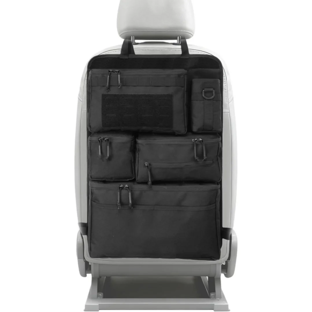 Multifunctional Tactical Luggage Organizer Storage Bag for Car Rear Seats Outdoor Hanging Seat Bag Easy Access Travel Essential