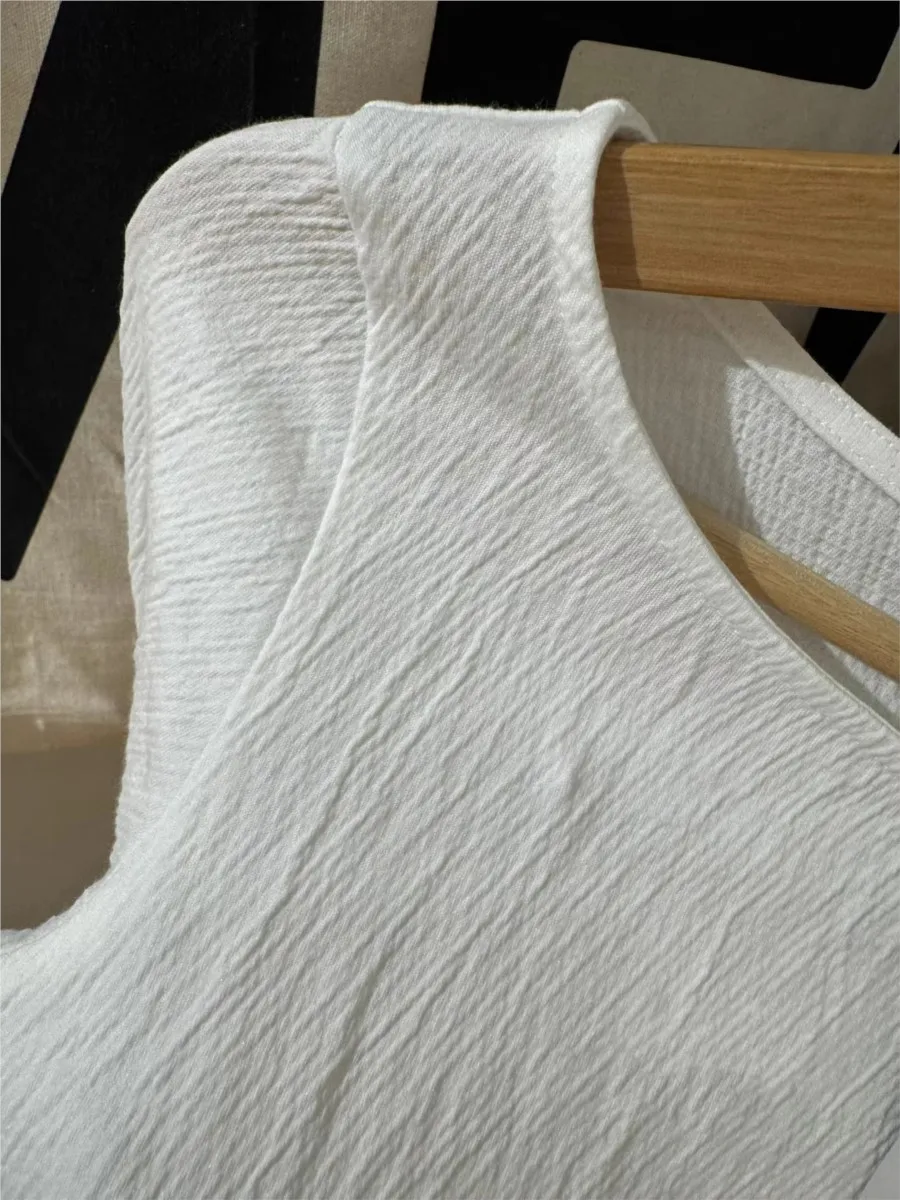 طيات الأبيض سليم كم طويل تي شيرت امرأة الربيع عادية مثير مائل الرقبة القطن الملمس تيز الحلو الأساسية بسيطة التي شيرت جديد OOTDS