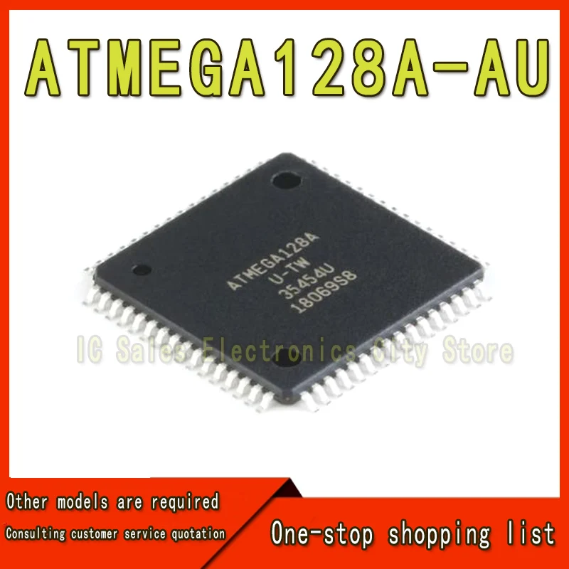 

(10-100 шт.) 100% новый ATMEGA128A-AU ATMEGA128A AU QFP-64 чипсет