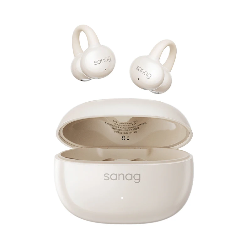 Sanag Z60S Oorclip op OWS-oortelefoon HiFi-geluid Open oordopjes Audífonos Bluetooth draadloze hoofdtelefoon Flash-verkoop Headsed