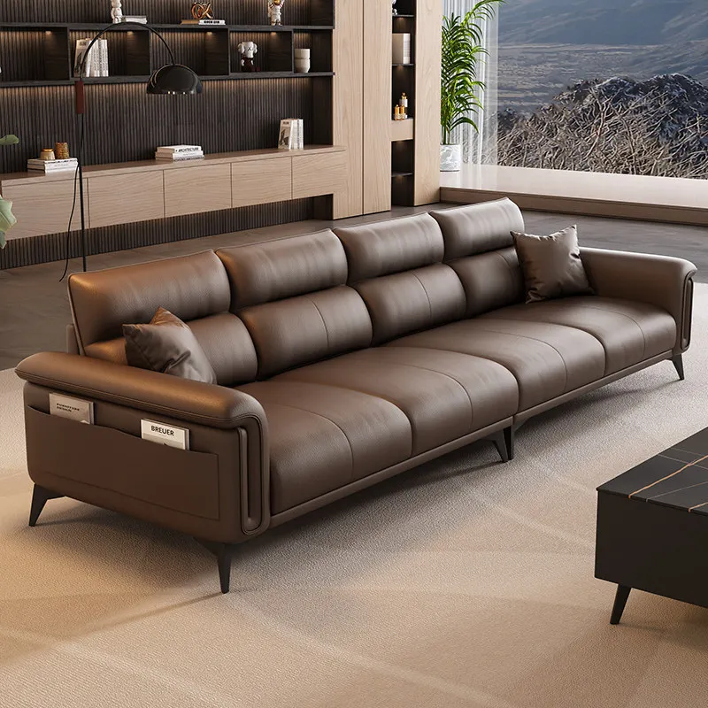 #Modern Luxury Artificial Leather Office Sofa Single Double Seater Four Seater Sofas Couch 4 3 2 1-person Sofa Office Furniture