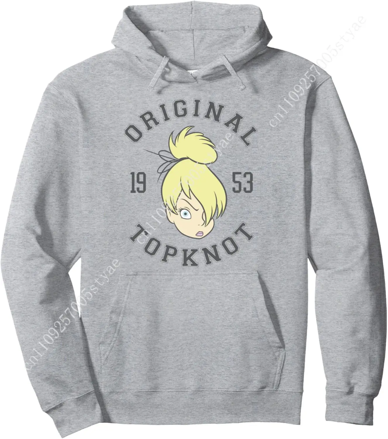 

Disney Peter Pan Tinkerbell Original Topknot Pullover Hoodie Pullover Hoodie