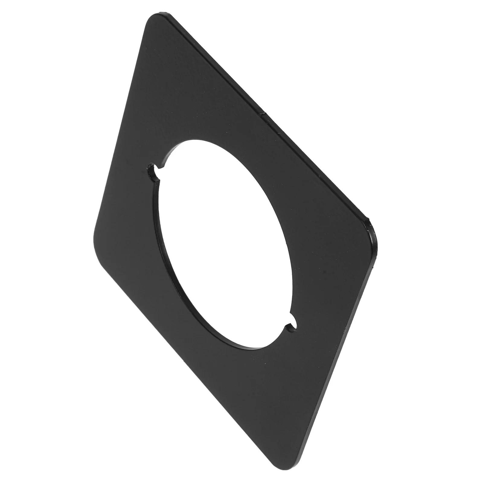 Panneau de réparation en acier inoxydable, diamètre intérieur de 5.5Cm, sans perceuse, poignée d'installation, plaque de fixation pour bouton de porte, trou de pêne dormant