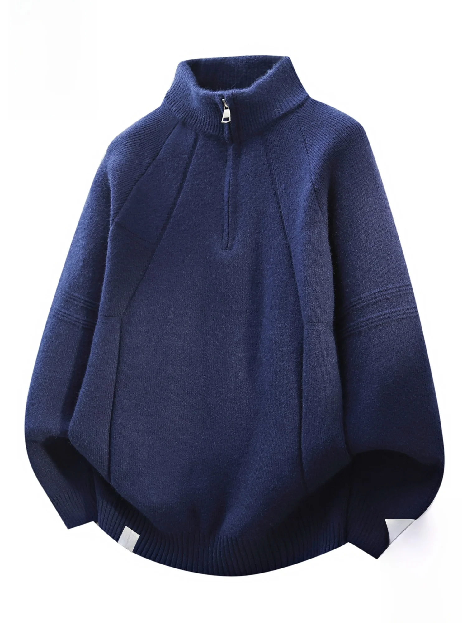 

Мужской повседневный свитер PaulFrank с высоким воротником на молнии, свободный, теплый, зимний, удобный, из смесового полиэстера, с длинными рукавами