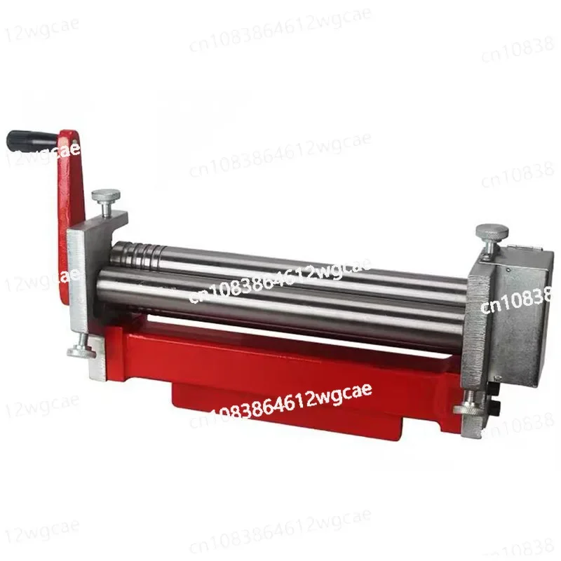 Manual Bending Machine Steel Plate Rolling Machine 35mm Round Tube Roller Thin Sheet Angle Bender Arc Shape Bending S/N:20051NEW