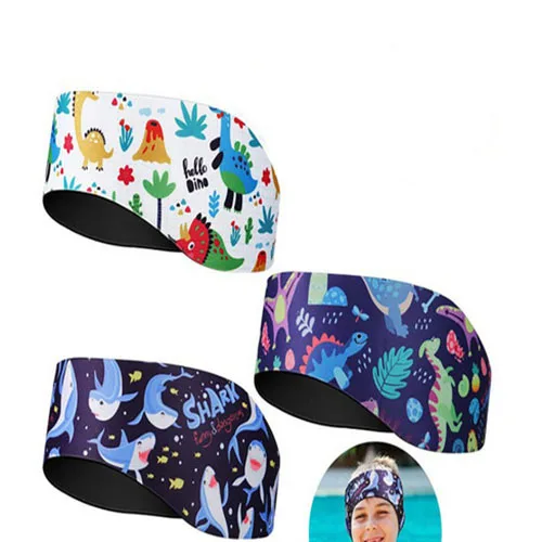 Regulowana opaska do pływania dla dzieci, dorosłych, neoprenowa opaska dla pływaków, wodoodporna opaska na uszy i włosy dla mężczyzn i kobiet.