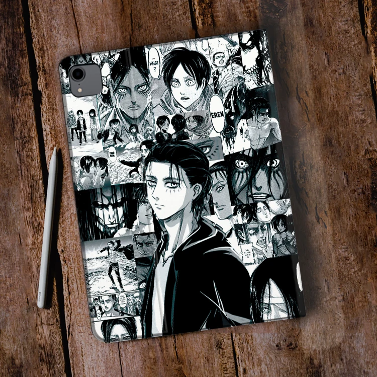 Attack on Titan  Eren Jaeger Case For iPad 10.2 7th 8th Air 2 3 Mini 1 2 3 5 Case Luxury Silicone For iPad Air 4 iPad Pro11 Case