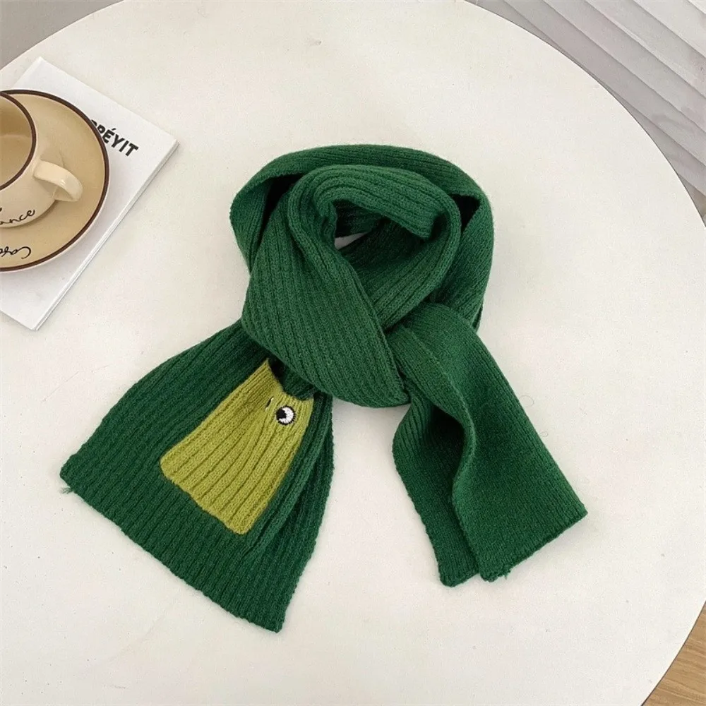 어린이 겨울 따뜻한 스카프 포켓 재미 있은 어린이 목 따뜻한 양모 크로 셰 뜨개질 스카프 방풍 Neckerchief 스카프