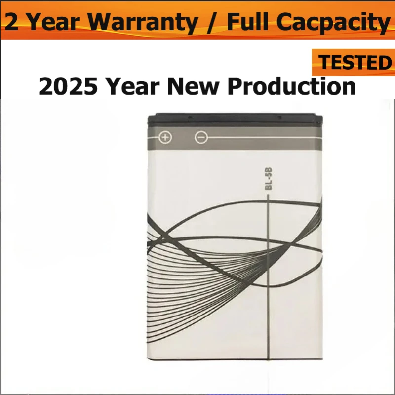 

Brand-New Battery For Nokia BL-5B BL 5B 7360 3220 3230 5070 5300 5320 6120C Replacement